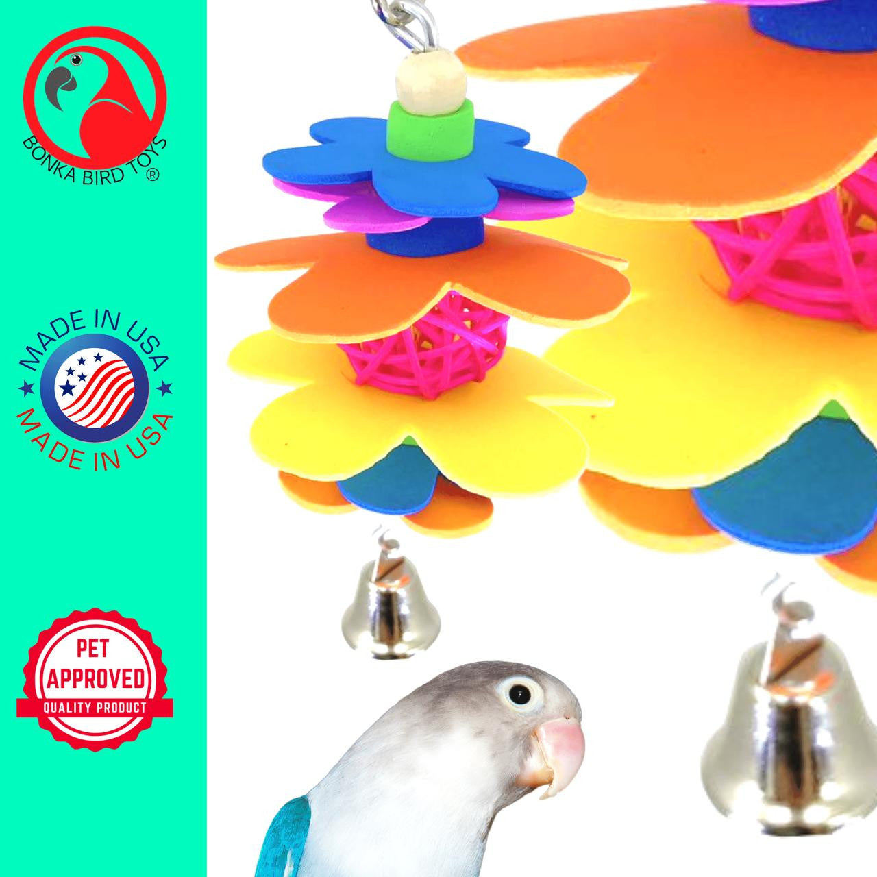 1573 Small Foraging Flower - Bonka Bird Toys