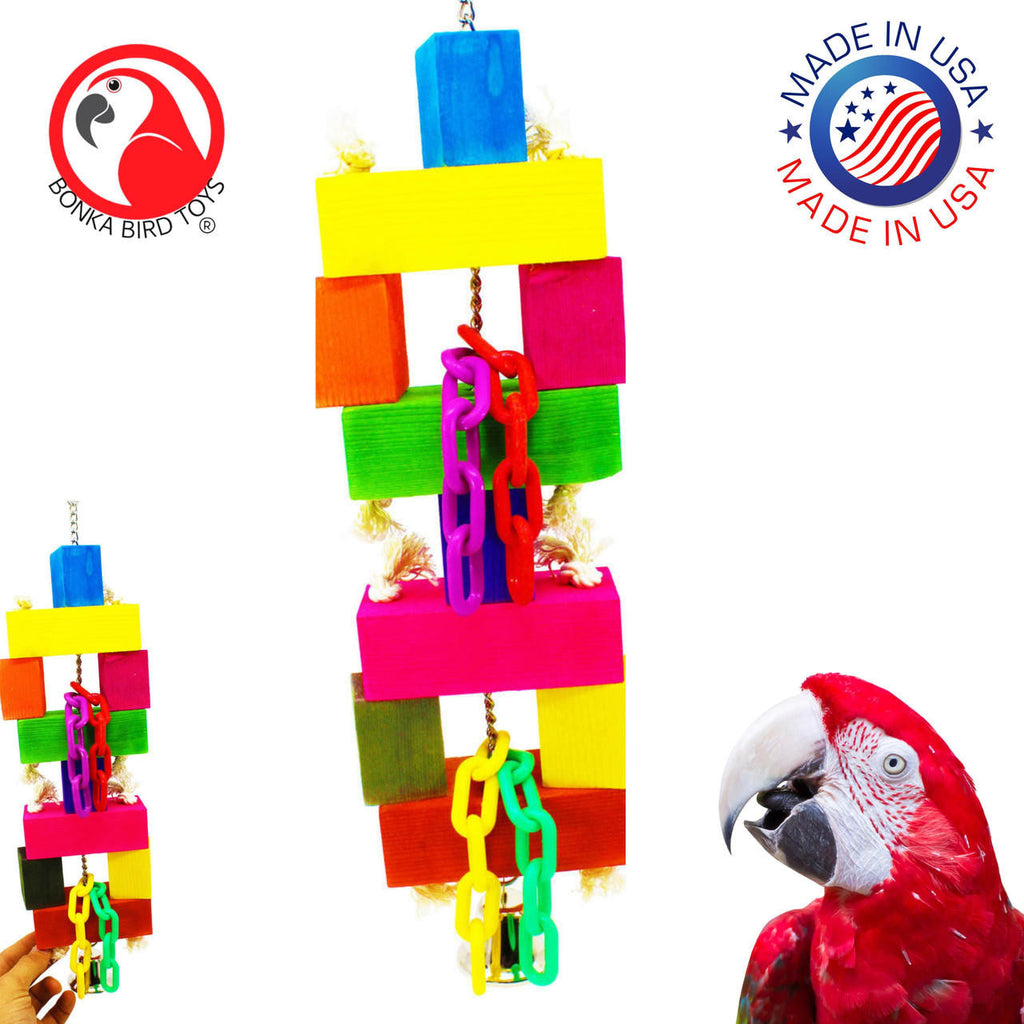 1620 Big Block Stacker - Bonka Bird Toys