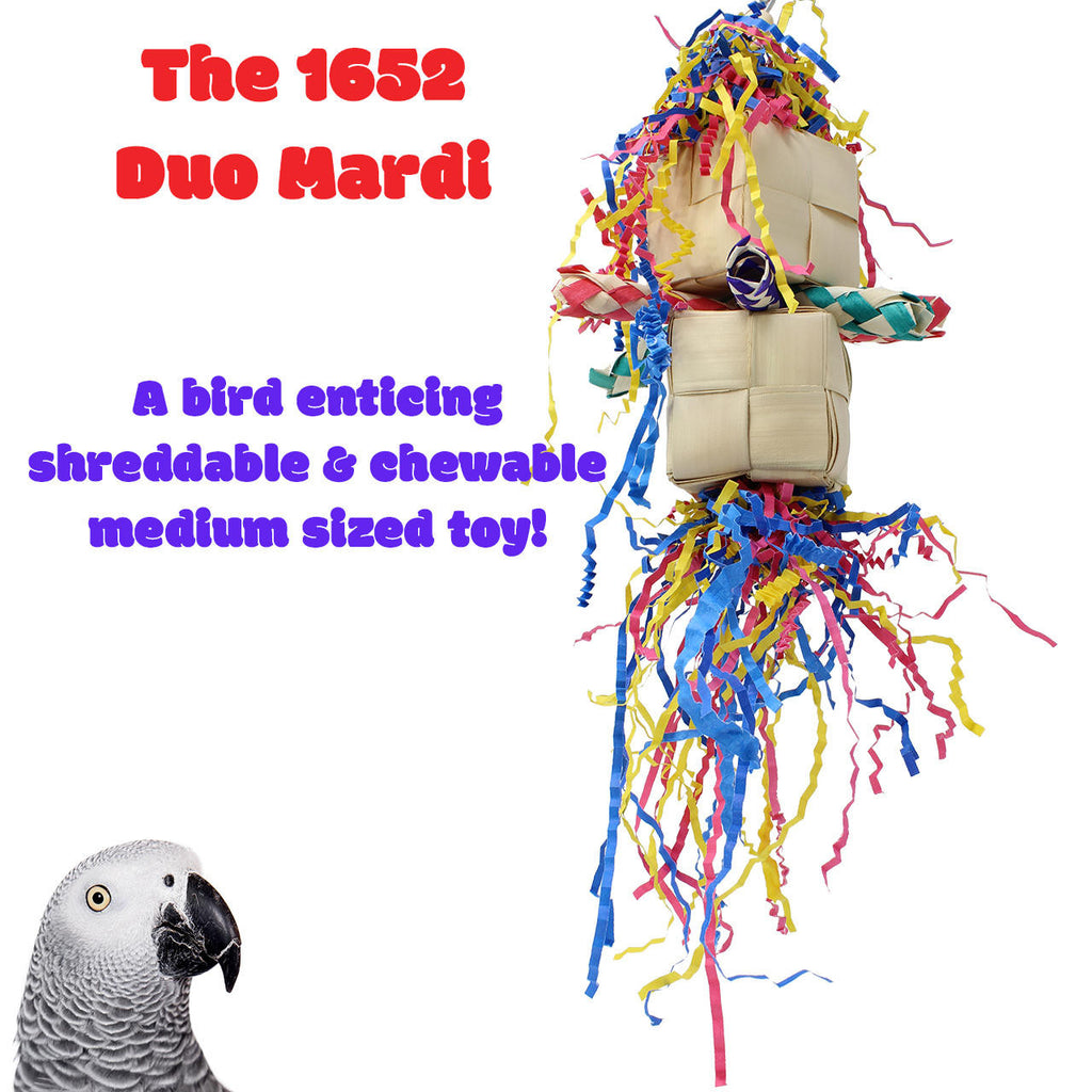1652 Duo Mardi Foraging Box - Bonka Bird Toys