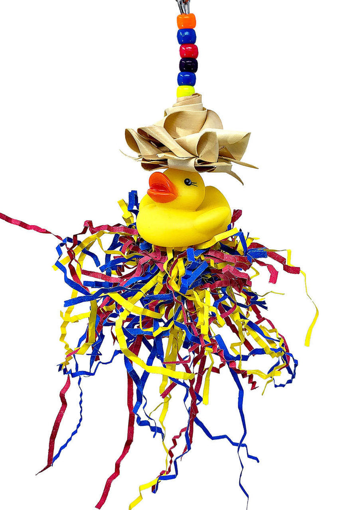 1659 Ducky Hat Bird Toy - Bonka Bird Toys