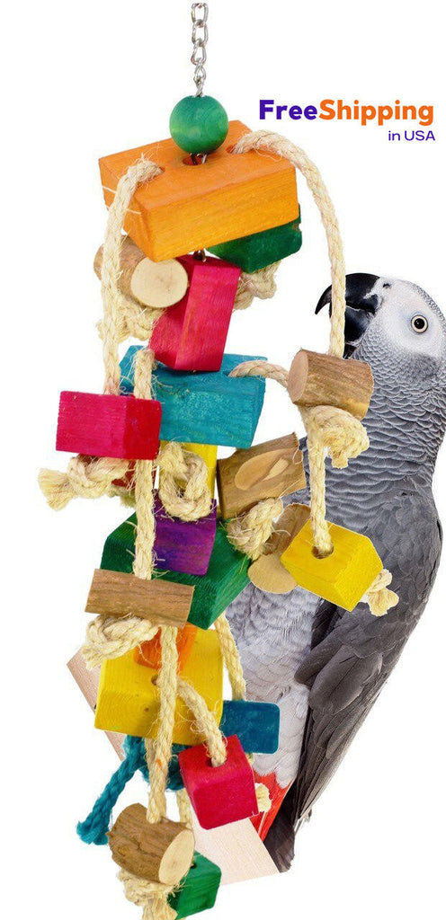 1669 Wood Monster Junior - Bonka Bird Toys