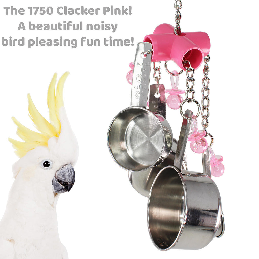 1750 Clacker Pink - Bonka Bird Toys