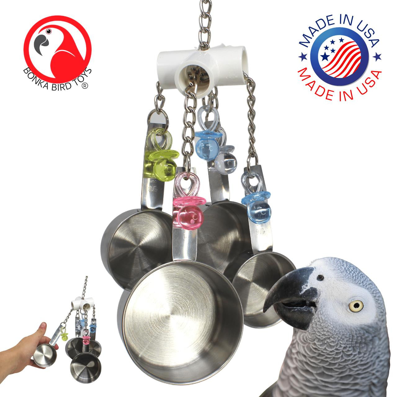 1750 Clacker - Bonka Bird Toys