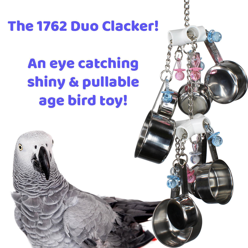 1762 Duo Clacker - Bonka Bird Toys