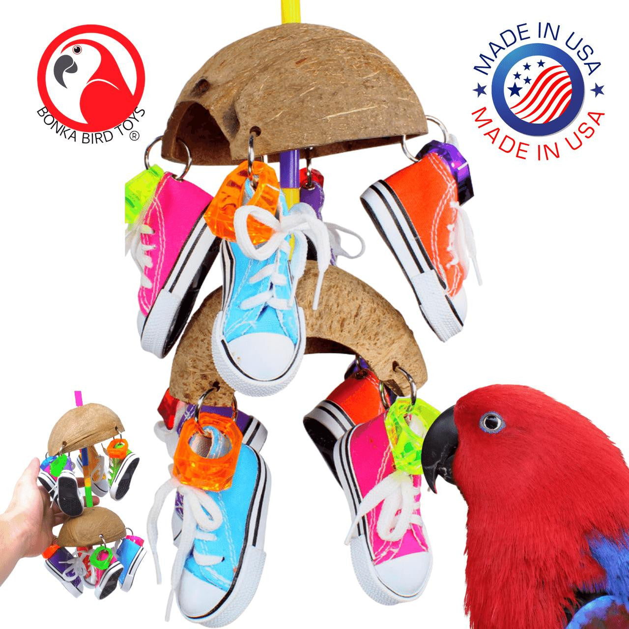 1782 Duo Coco Sneaker - Bonka Bird Toys