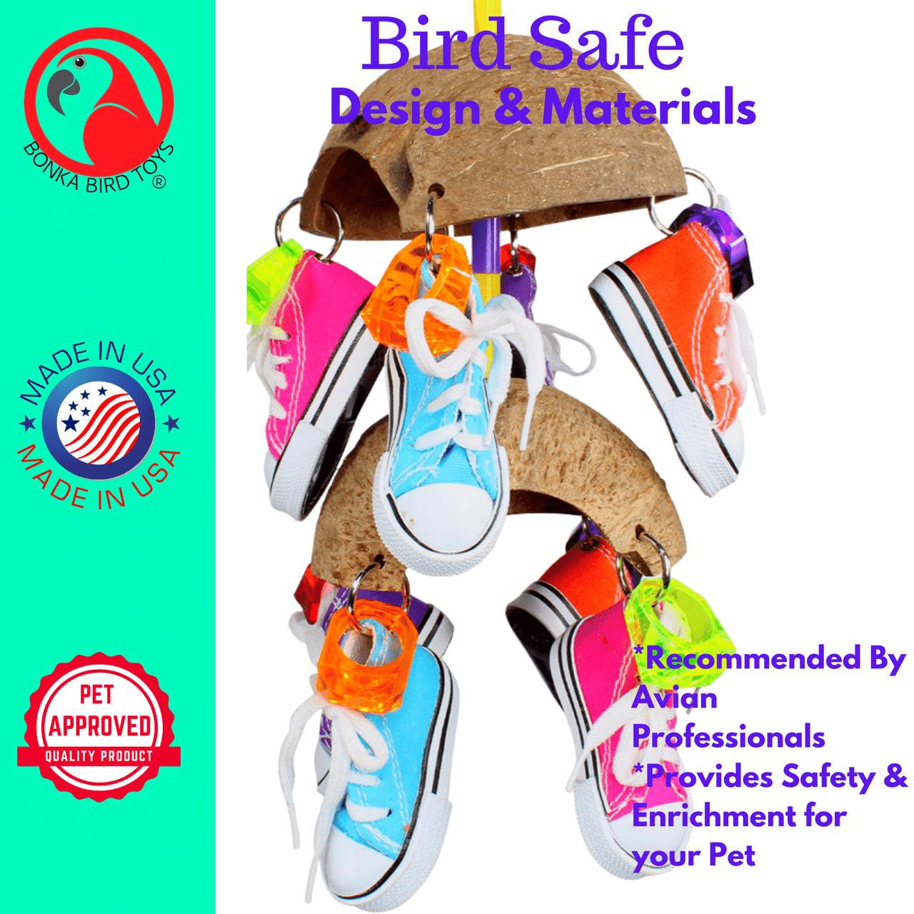 1782 Duo Coco Sneaker - Bonka Bird Toys