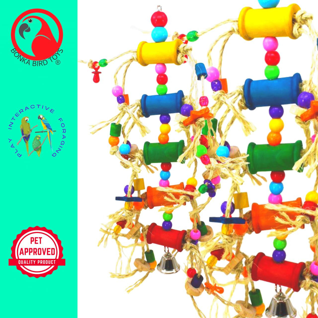 1846 Pluck My Bobbins - Bonka Bird Toys