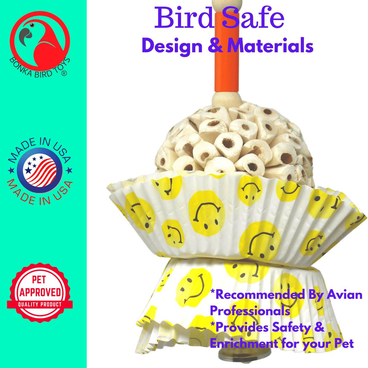 1925S Smiley Cake - Bonka Bird Toys