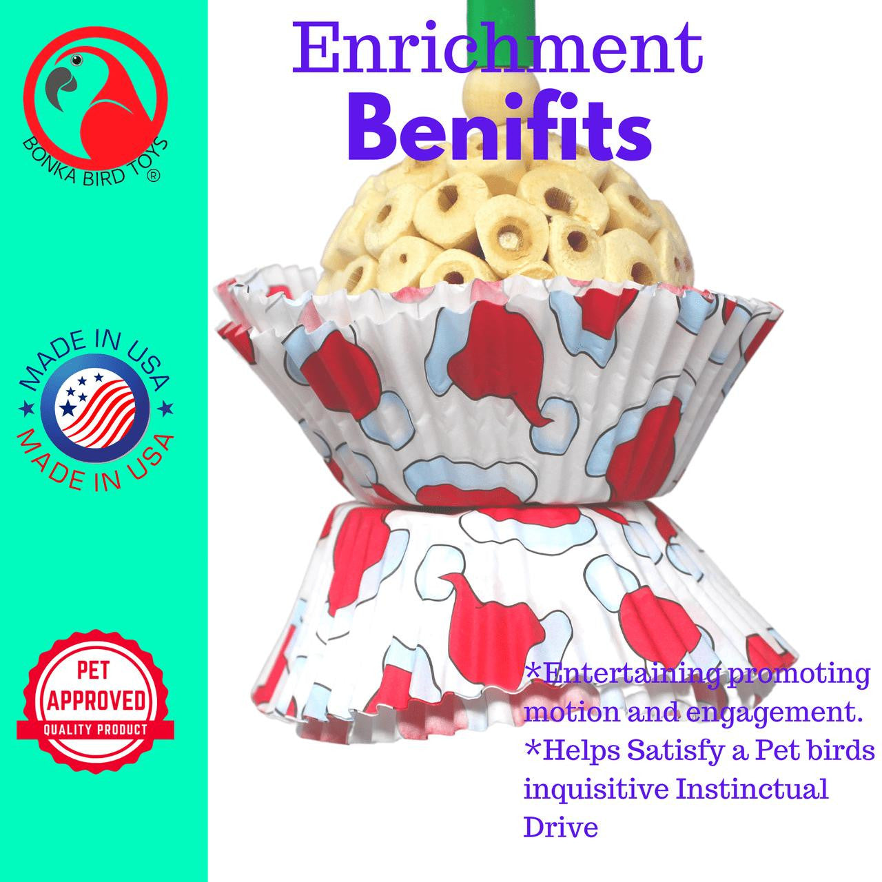 1925XH Christmas Sola Cake - Bonka Bird Toys