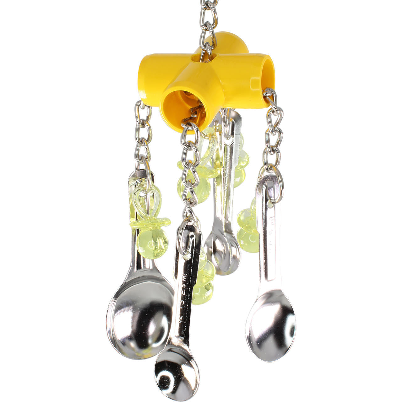 2001 Spoon Clacker Yellow - Bonka Bird Toys