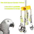 2001 Spoon Clacker Yellow - Bonka Bird Toys