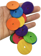 2076 Pk12 Wood Discs - Bonka Bird Toys