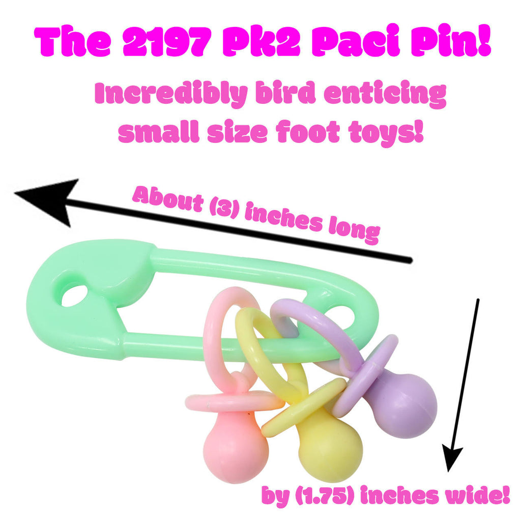 2197 Pk2 Paci Pin - Bonka Bird Toys