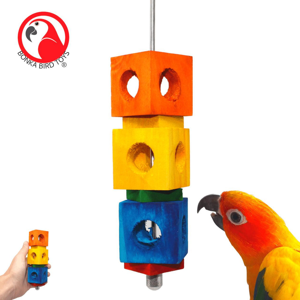 2239 Foraging Cube Skewer - Bonka Bird Toys
