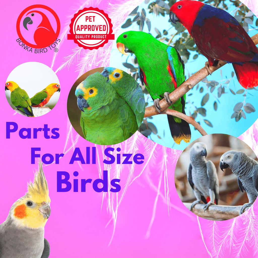 2271 Pk3 Natural Vine Squares - Bonka Bird Toys