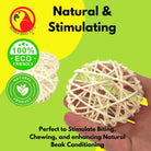 2273 Pk3 Natural Vine Rounds - Bonka Bird Toys