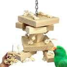 2313 Small Natural Block Tower - Bonka Bird Toys