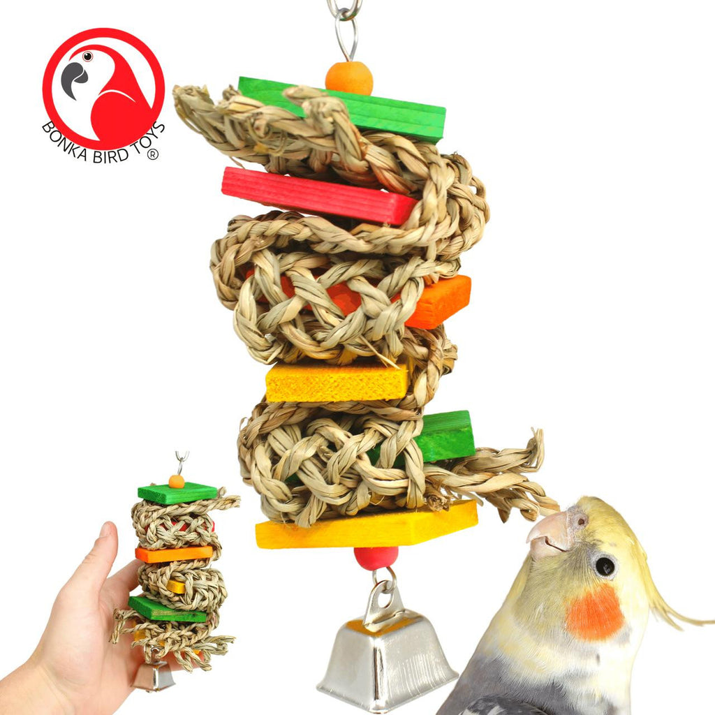 2315 Double Seagrass Stack - Bonka Bird Toys