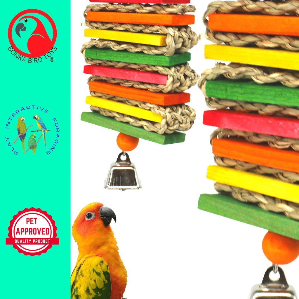 2316 Seagrass Zig Zag - Bonka Bird Toys