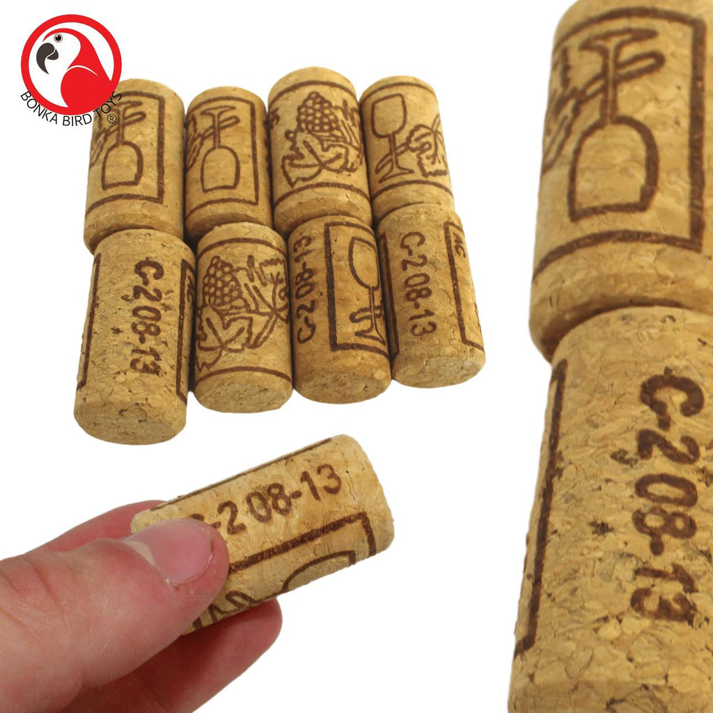 2324 pk 8 Cork Bottle - Bonka Bird Toys