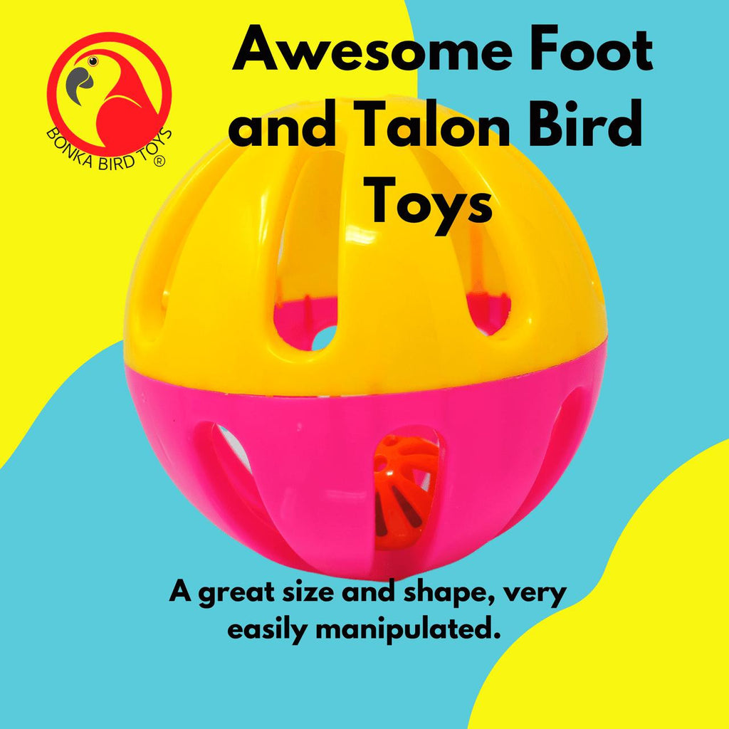 2369 Big 5-Inch Plastic Ball - Bonka Bird Toys