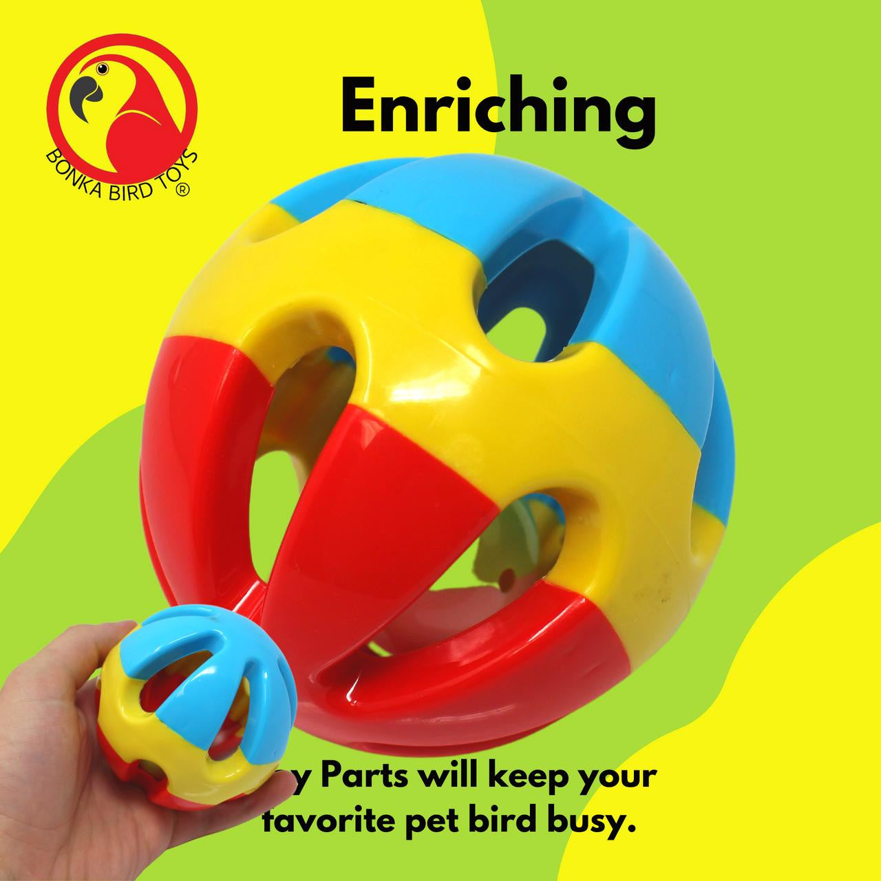 2373 Soccer Ball 3 1/2 Inch - Bonka Bird Toys