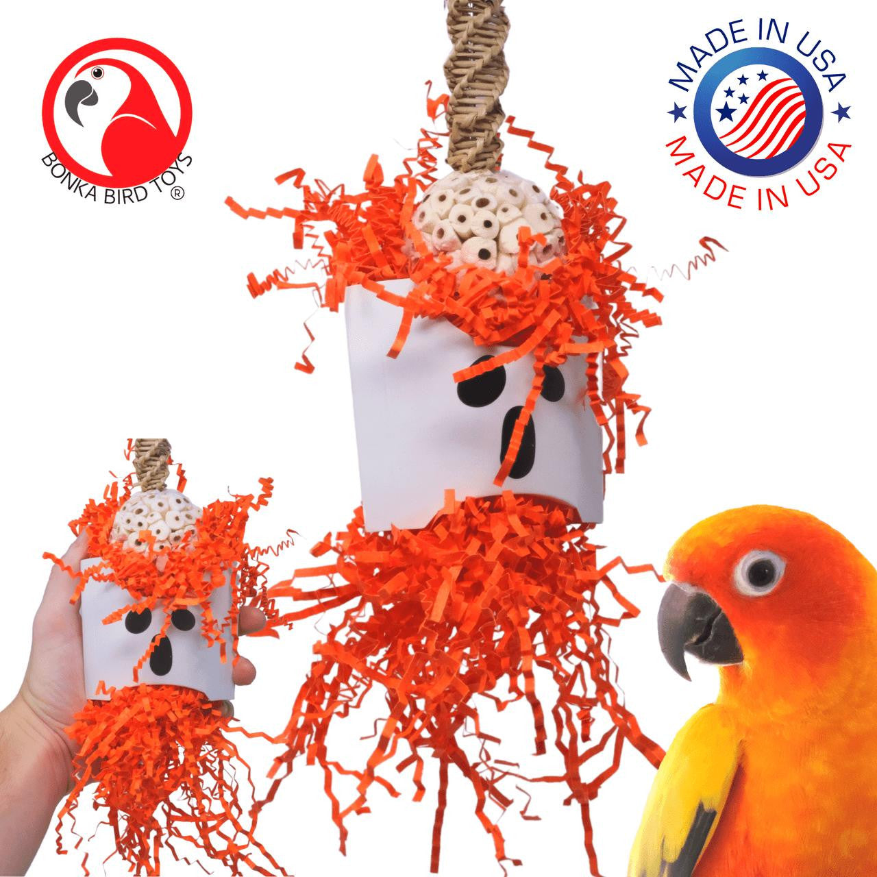 2426 Halloween Ghost - Bonka Bird Toys