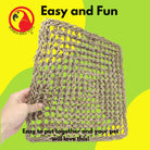 2833 Seagrass Mat 14" x 14" - Bonka Bird Toys