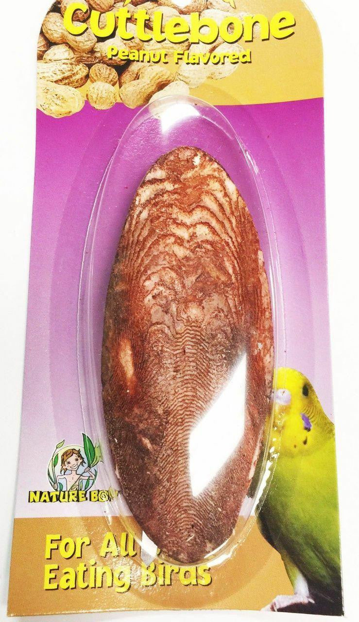 Bonka Bird Toys 30003 Medium Cuttlebone Peanut Flavor