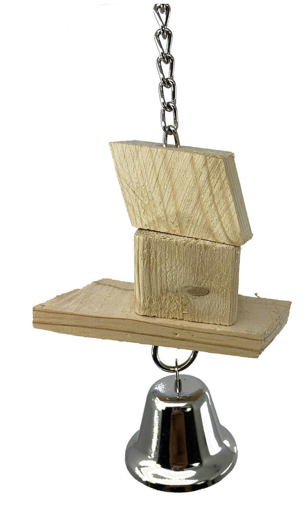 3014 Natural Block Bell - Bonka Bird Toys