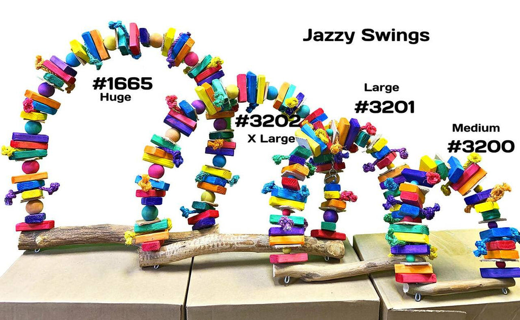 3201 Large Jazzy Swing - Bonka Bird Toys