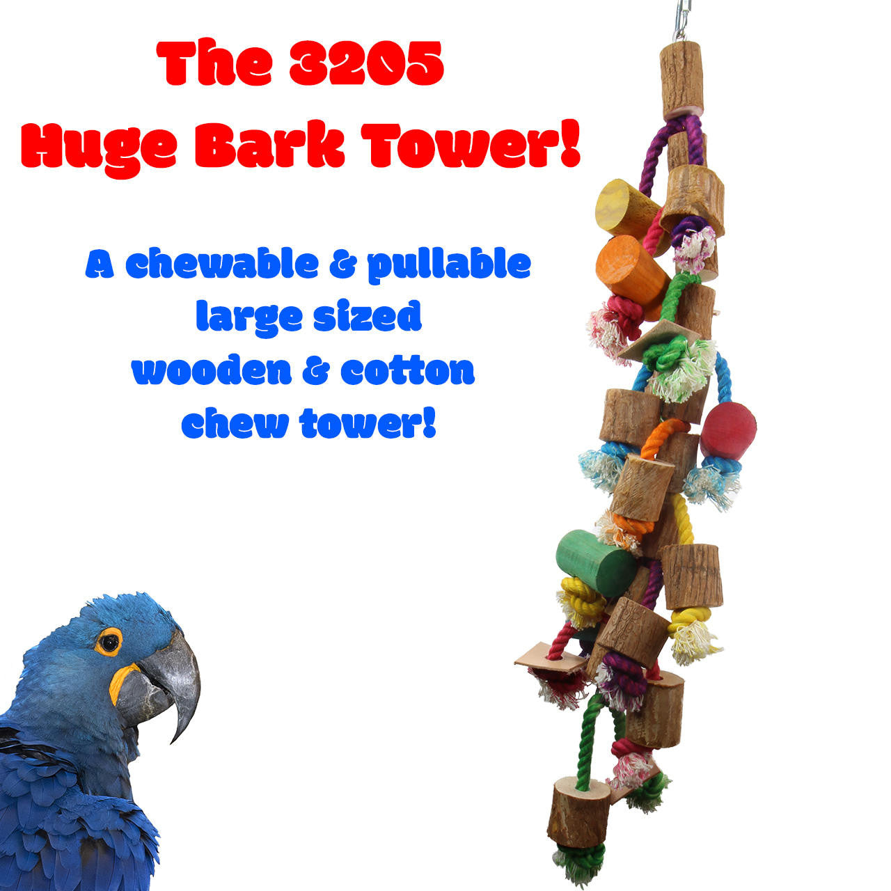 3205 Huge Bark Tower - Bonka Bird Toys