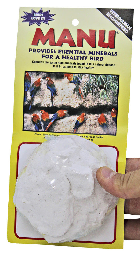 3243 Large Manu White Block - Bonka Bird Toys