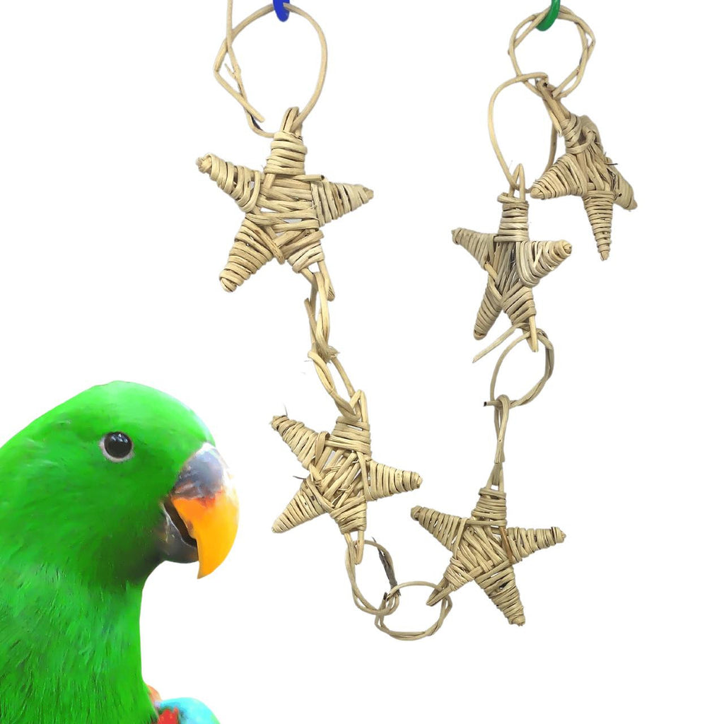 3374 Natural Vine Star Chain - Bonka Bird Toys
