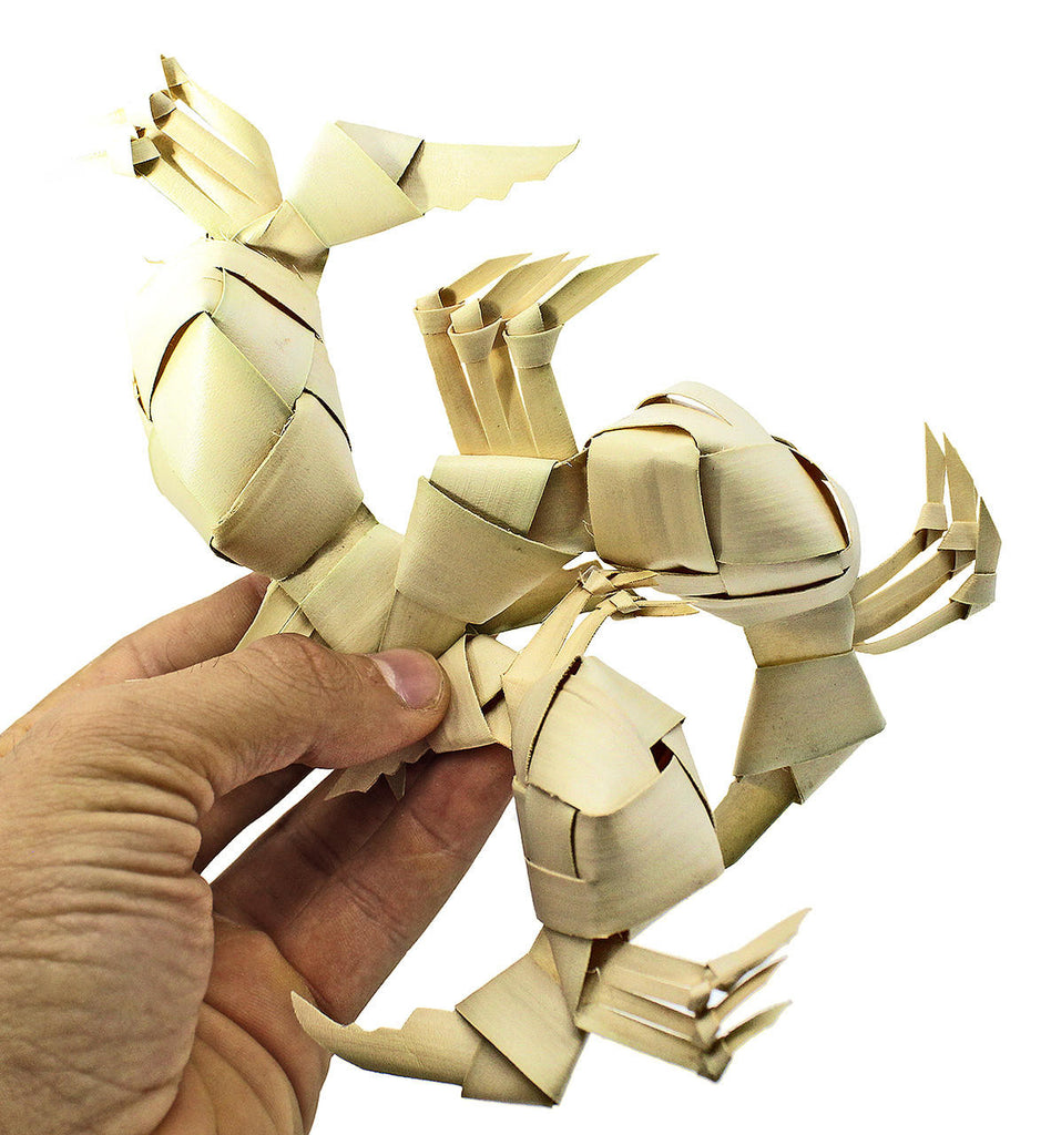 3398 pk3 Palm Leaf Crabs - Bonka Bird Toys