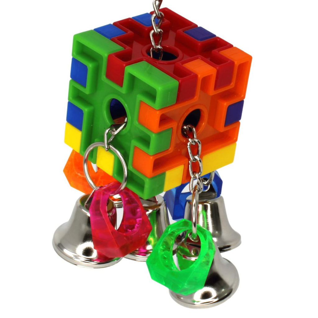 3475 Bell Cube Pull - Bonka Bird Toys