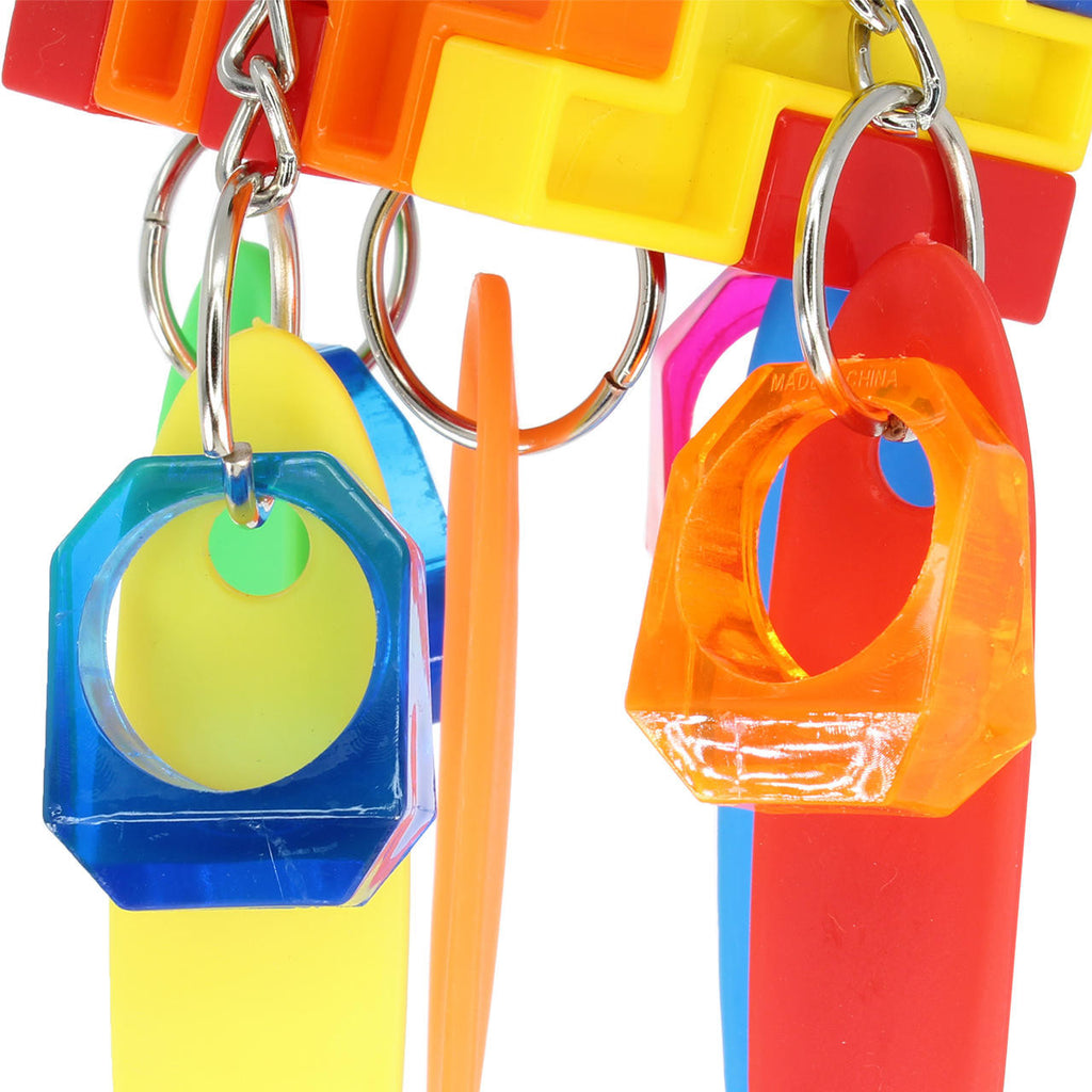 3546 Rainbow Spoons - Bonka Bird Toys