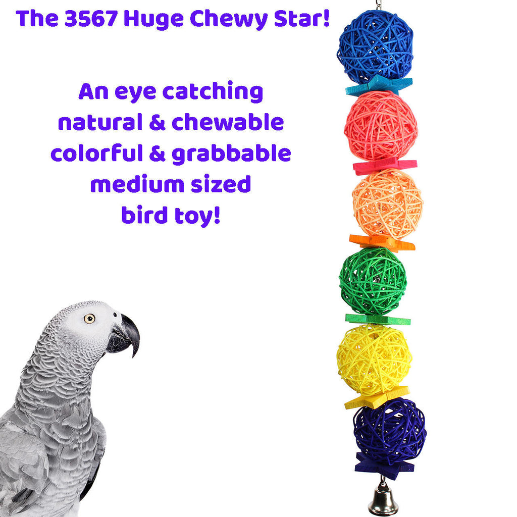 3567 Huge Foraging Chewy Star - Bonka Bird Toys