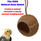 3590 Natural Coco Home - Bonka Bird Toys