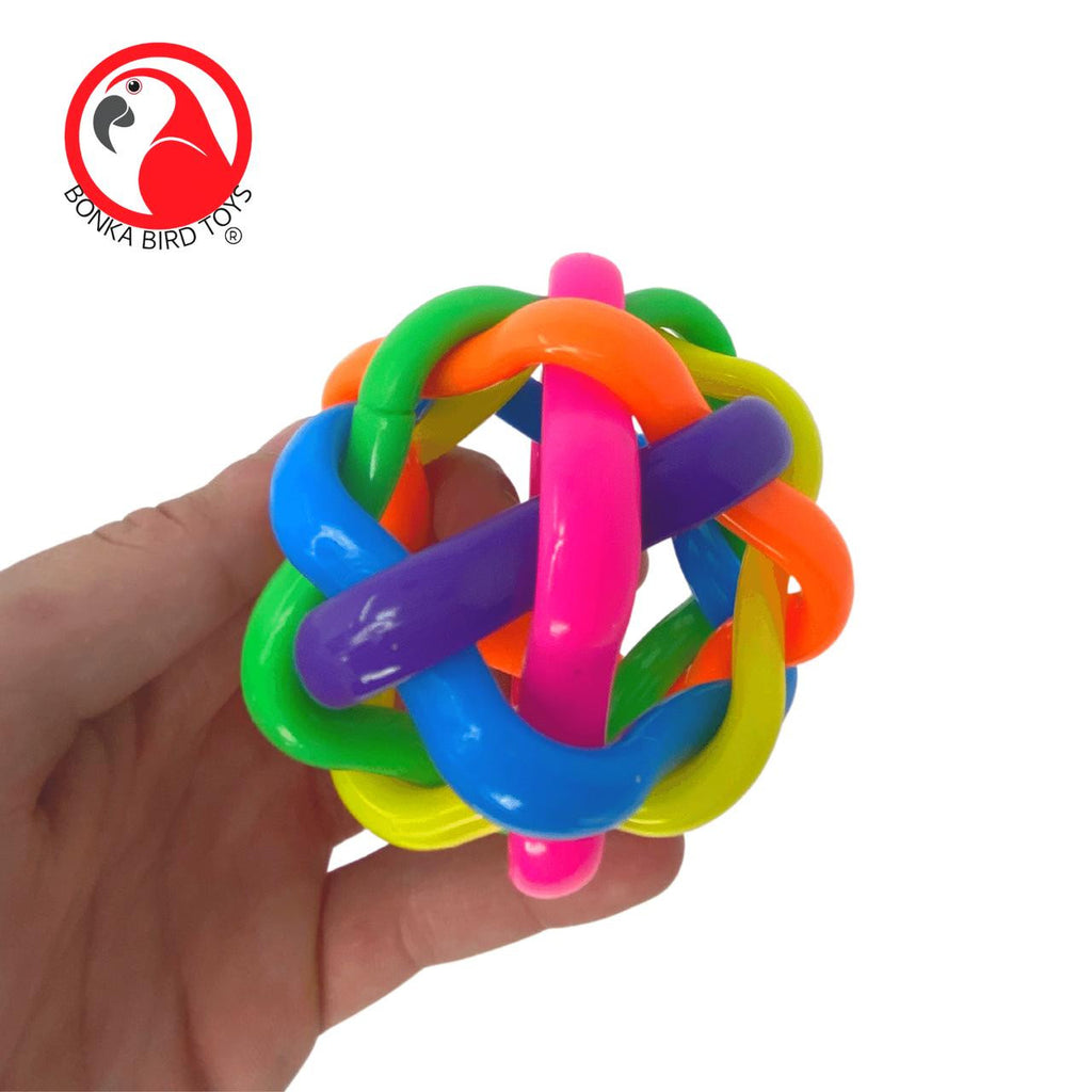 3598 Pk6 - 3.5" Wibbly Balls - Bonka Bird Toys