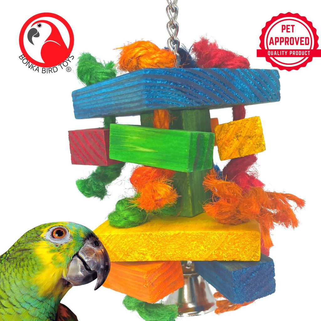 3616 Small Block Tower - Bonka Bird Toys