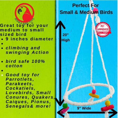 3622 Medium Rope Pyramid - Bonka Bird Toys