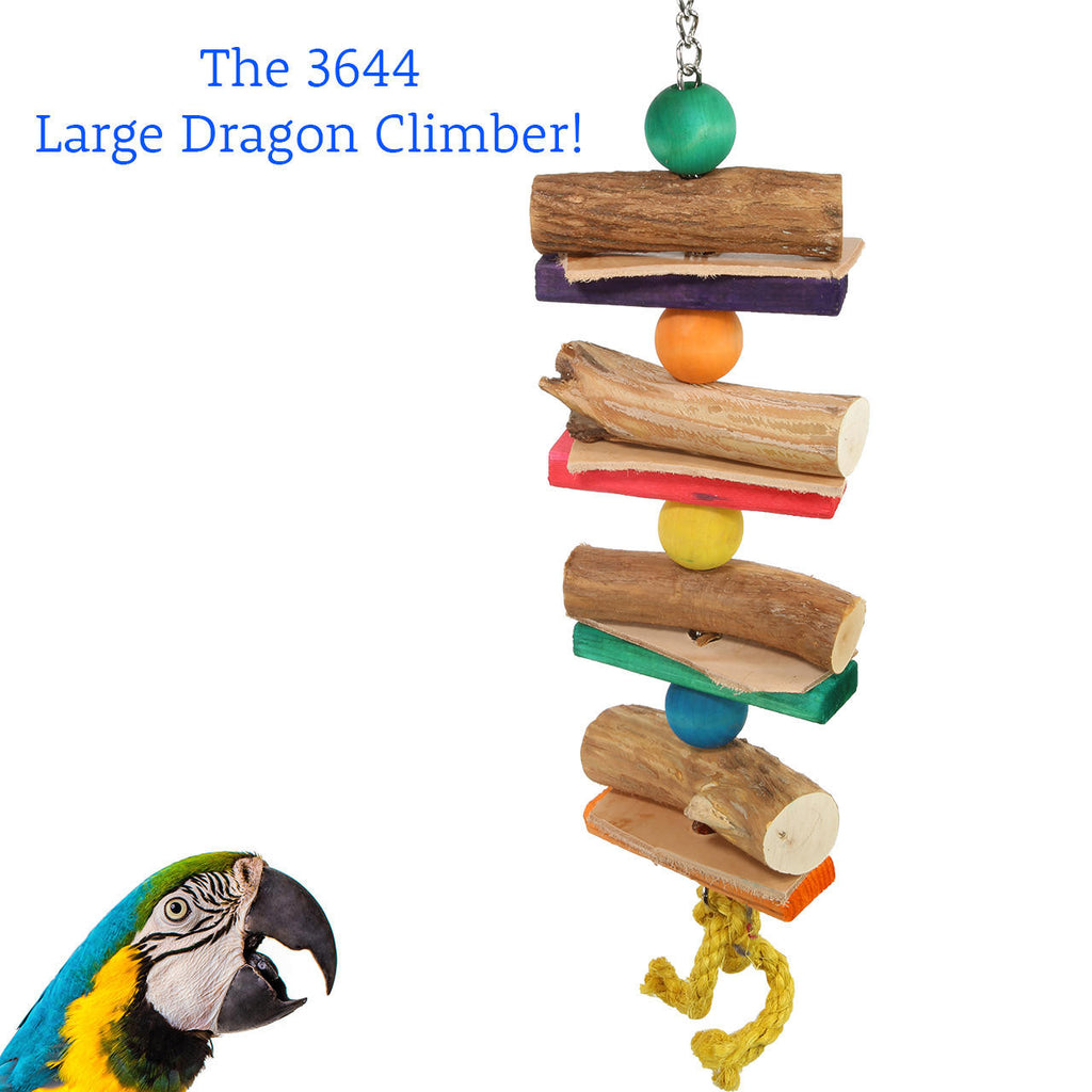 3644 Large Dragon Climber - Bonka Bird Toys