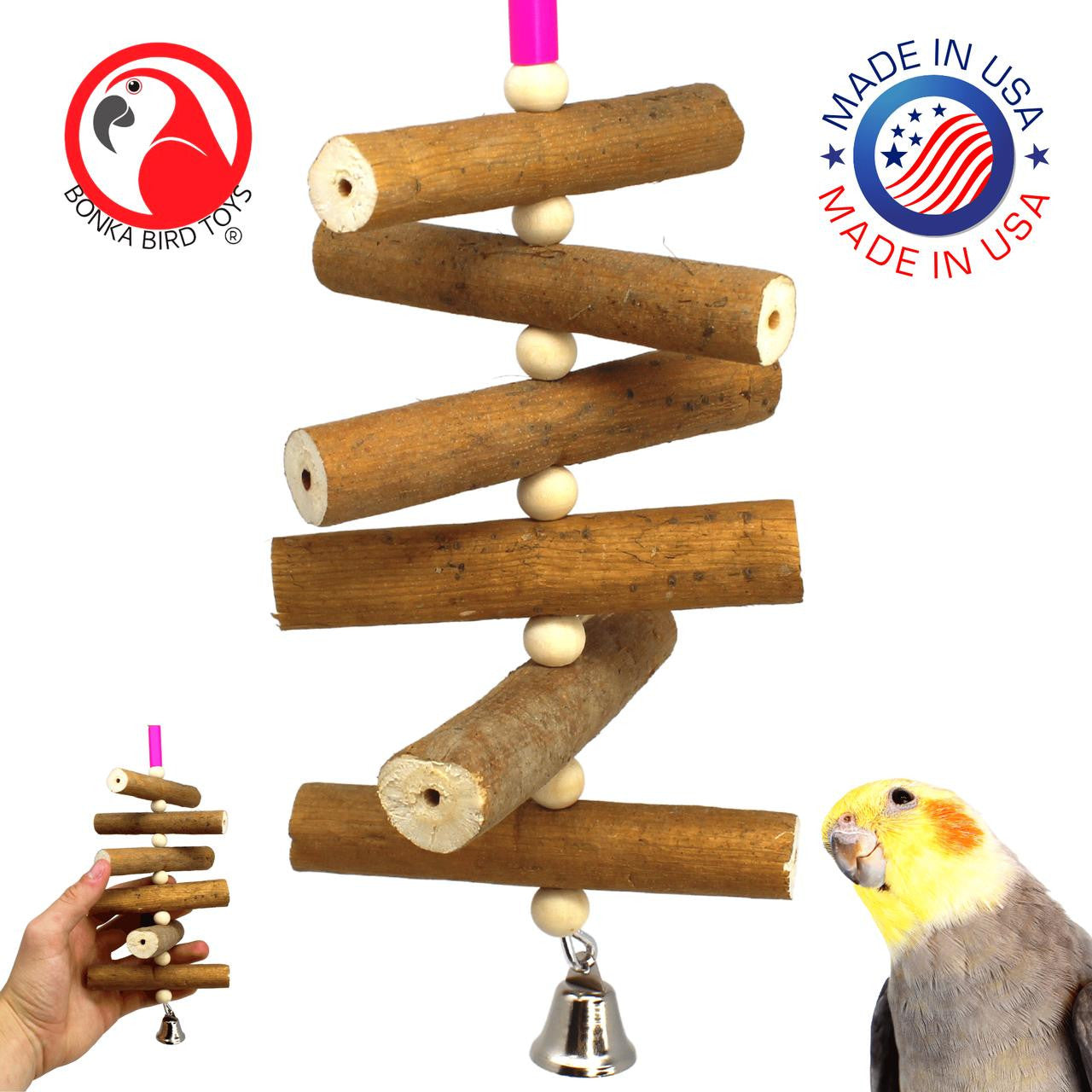 3747 Sola Log - Bonka Bird Toys