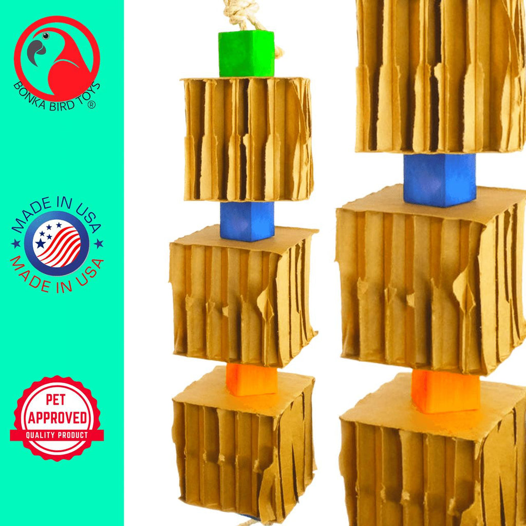 3749 Big Trio Blocks N Cube - Bonka Bird Toys