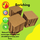 3751 Pk3 Jumbo 4-Inch Cube - Bonka Bird Toys