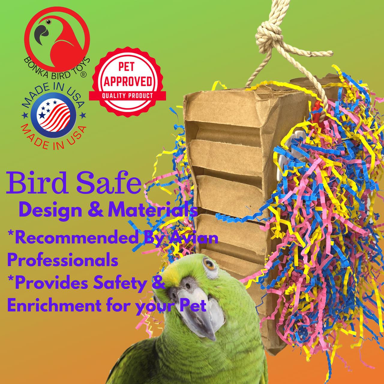 3805 Extra Large Harry Box from bonka bird toys – Bonka Bird Toys