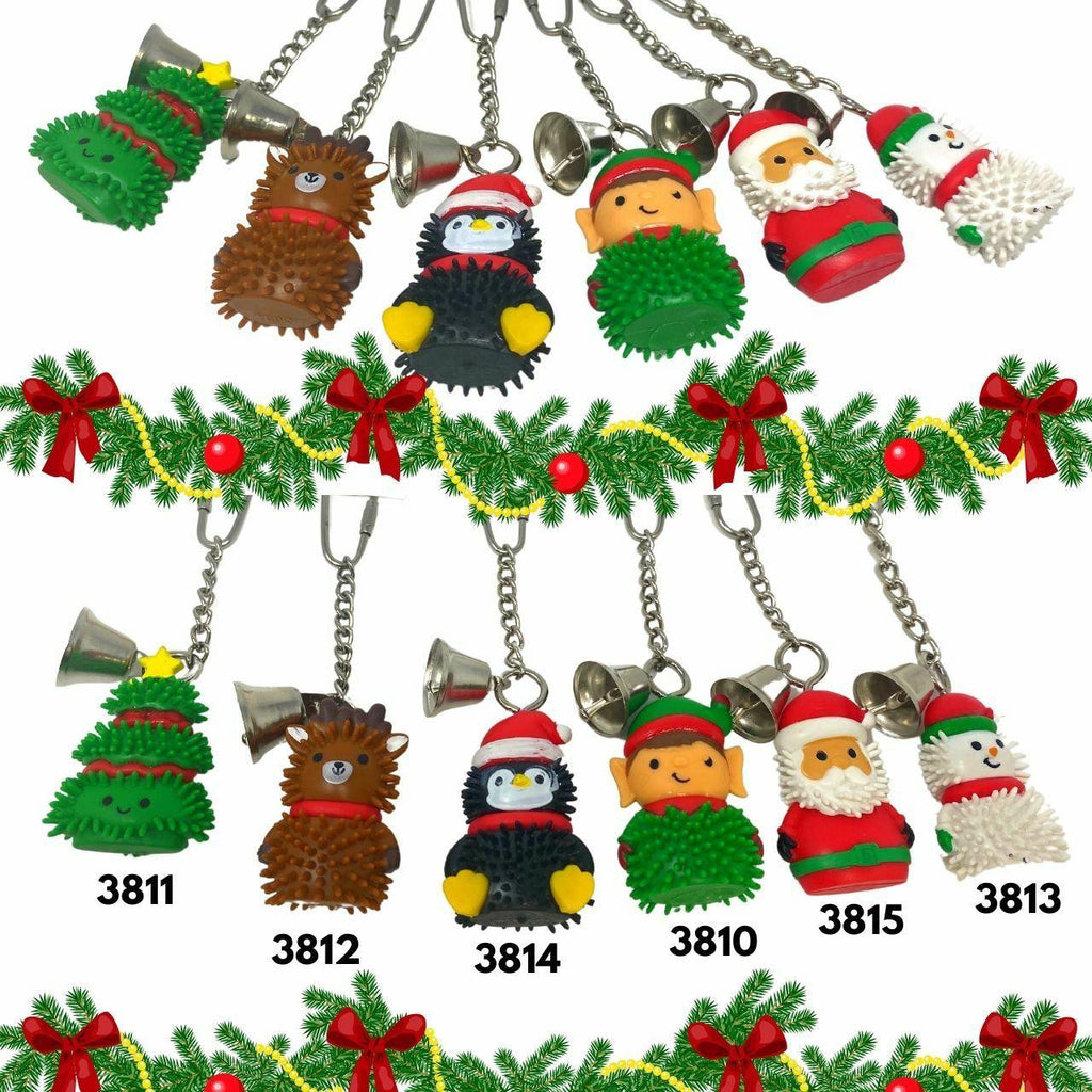 3815 Spikey Christmas Santa - Bonka Bird Toys
