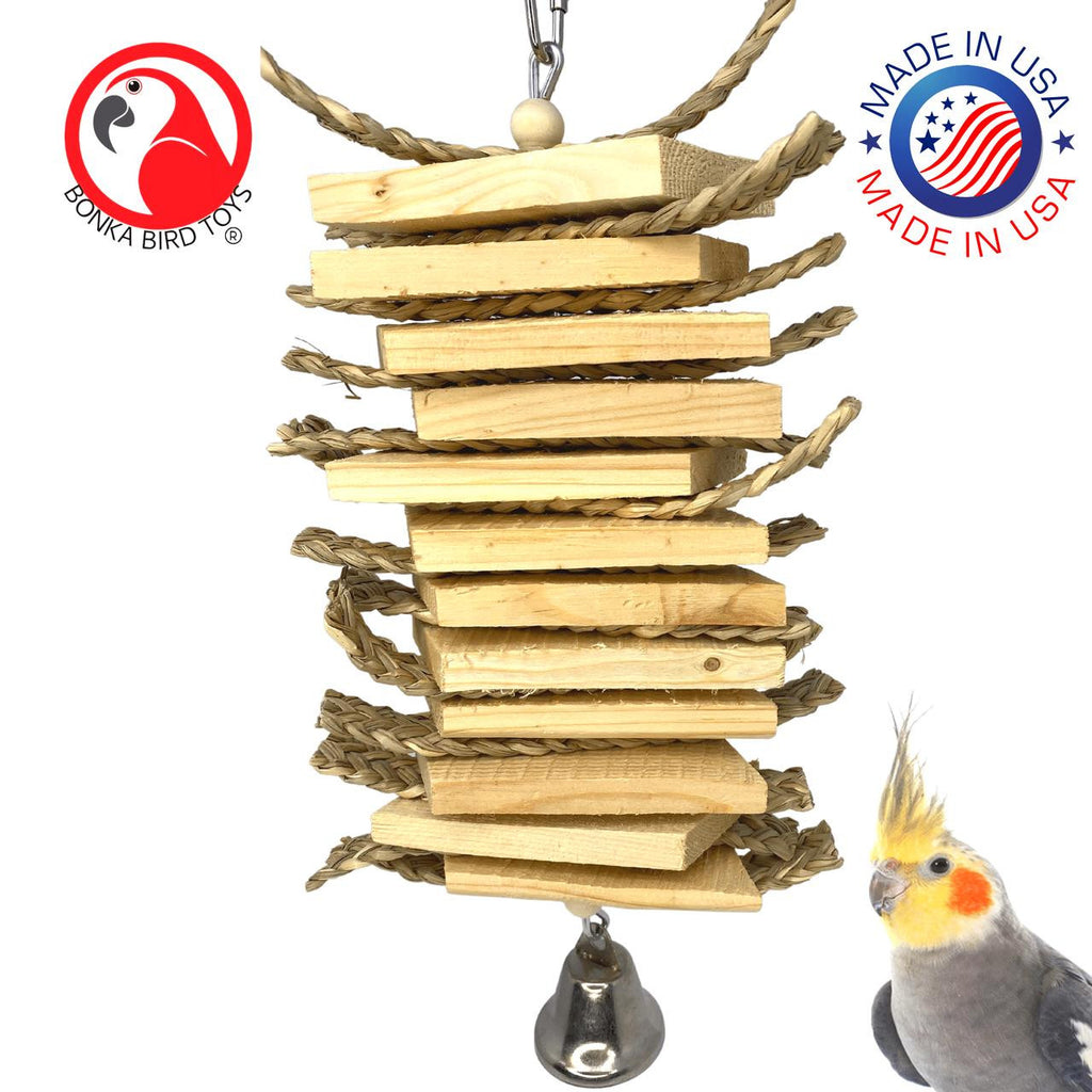 3853 Long Natural Seagrass Wafers - Bonka Bird Toys