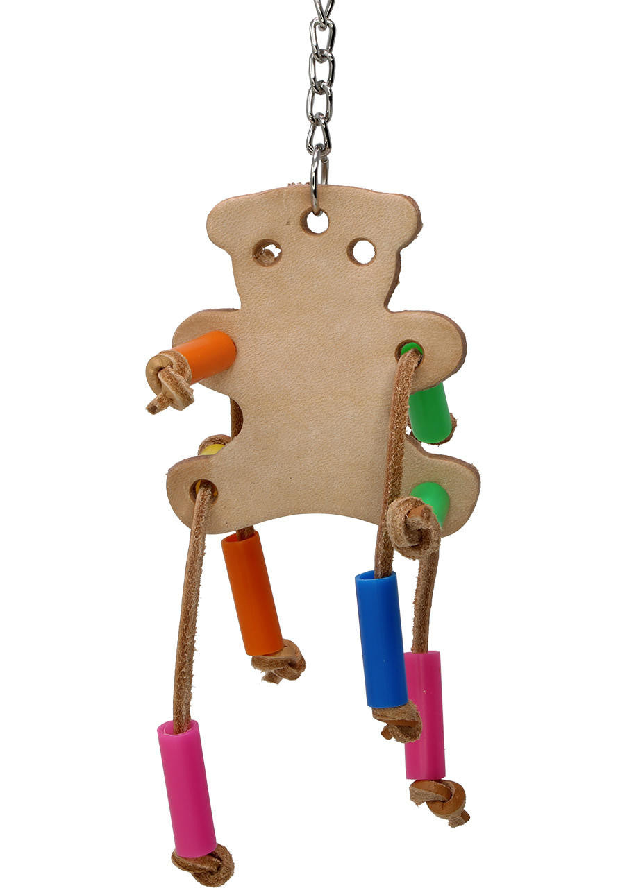 988 Leather Teddy - Bonka Bird Toys